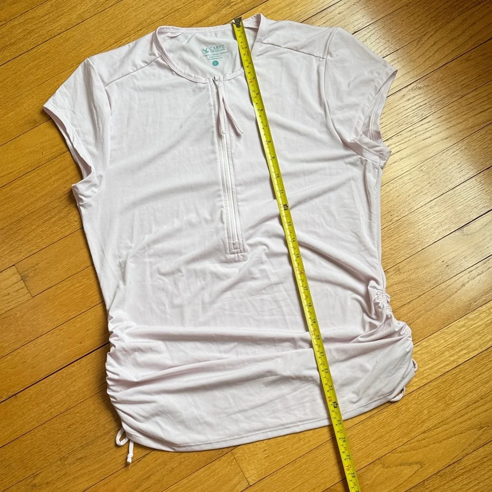 Carve Designs Light Pink Swim Rash Guard Coverup - Picture 4 of 6